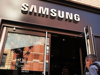 Tienda de Samsung en Manhattan, en Nueva York.