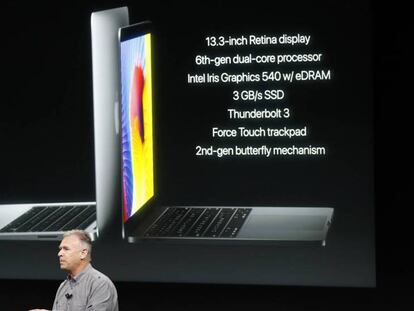 Presentación en Cupertino del MacBook Pro.