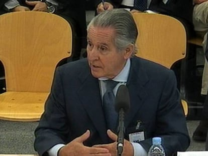 Miguel Blesa en la Audiencia Nacional por el juicio de las 'tarjetas black' EFE
