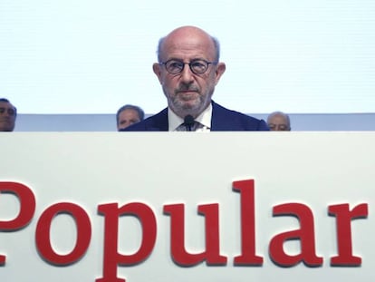 Emilio Saracho, presidente del Banco Popular. Jaime Villanueva. Vídeo: ATLAS