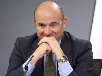 El ministro de Economía, Luis de Guindos.