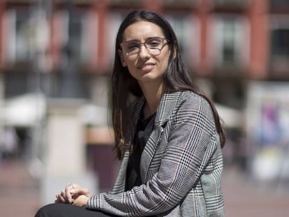 Nuria Sánchez, psicóloga recién retornada a España, este viernes en Valladolid.