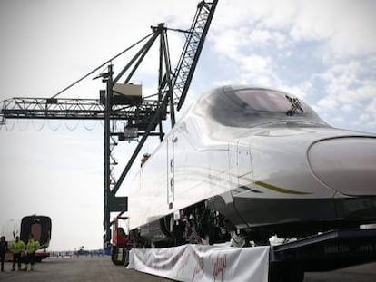 El tren Talgo que circulará por la línea Medina-La Meca.