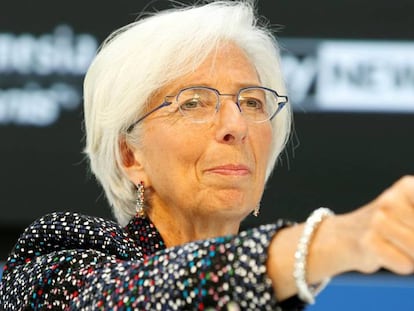 La directora gerente del FMI, Christine Lagarde.