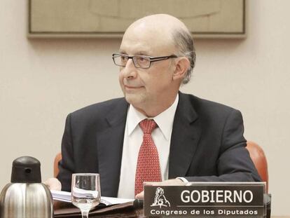 El ministro de Hacienda, Cristóbal Montoro.