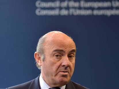 Luis de Guindos, aquesta setmana a Luxemburg.