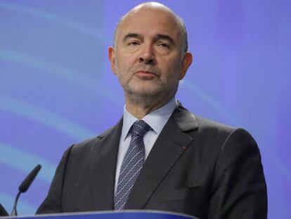 El comisario europeo de Asuntos Económicos y Financieros, Pierre Moscovici.