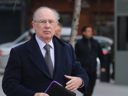 FOTO: El expresidente de Caja Madrid Rodrigo Rato. / VÍDEO: Comparecencia de Rato en la comisión de investigación, este martes.