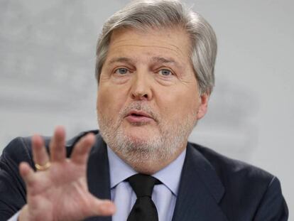 Íñigo Méndez de Vigo, ministro portavoz del Gobierno.