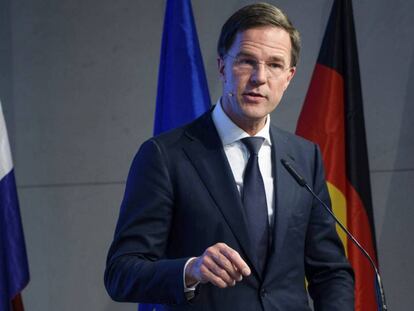 El primer ministro de Holanda, Mark Rutte.