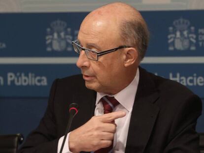 El ministro de Hacienda y Función Pública, Cristóbal Montoro.