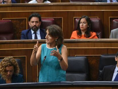 La ministra para la Transición Ecológica, Teresa Ribera, el 26 de septiembre.