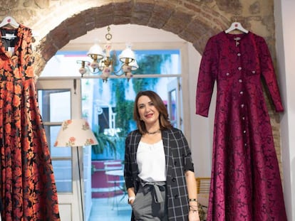 Milagros Cabral, fundadora de Mariquita Trasquilá, en la sede que la marca tiene en Trebujena.