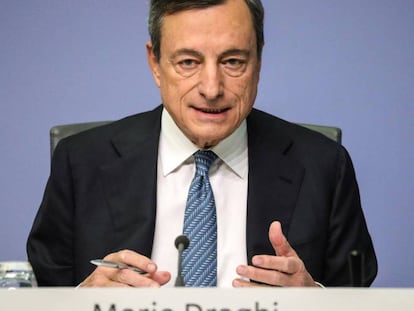 Mario Draghi, tras el Consejo de Gobierno del BCE en Fráncfort / En vídeo, declaraciones de Mario Draghi