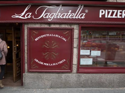 Restaurante La Tagliatella, especializado en comida italiana, en la avenida de América de Madrid. En vídeo, vídeo promocional de La Tagliatella.