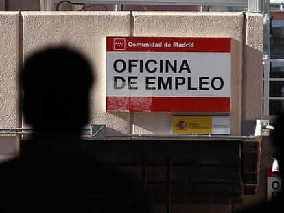 Oficina de empleo en Madrid.