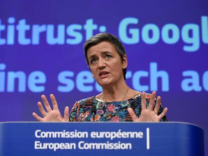 La comisaria de Competencia, Margrethe Vestager.