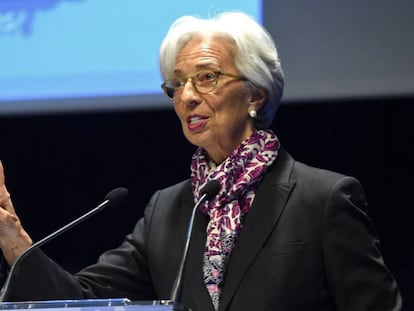 La directora gerente del Fondo Monetario Internacional, Christine Lagarde.