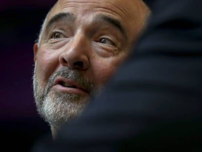 El comisario de Asuntos Económicos Pierre Moscovici. En vídeo, las declaraciones de Moscovici.