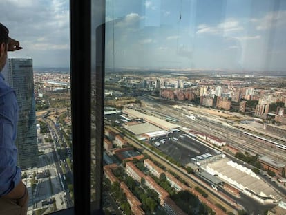 Vista aérea de los terrenos donde se desarrollará la conocida como Operación Chamartín en Madrid En vídeo, así será Madrid Nuevo Norte.