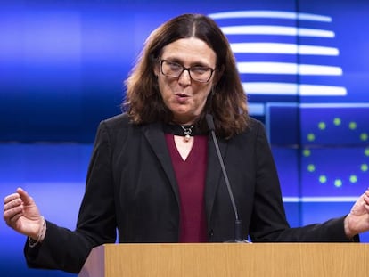 La Comisaria Europea, Cecilia Malmstrom. En vídeo, sus declaraciones.