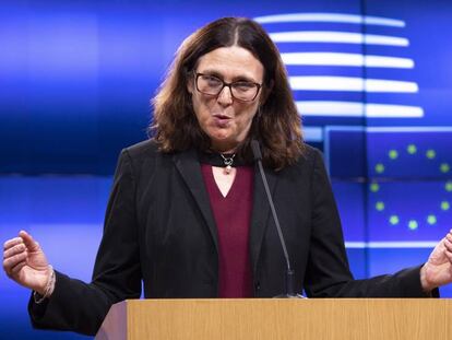 La Comisaria Europea, Cecilia Malmstrom. En vídeo, sus declaraciones.