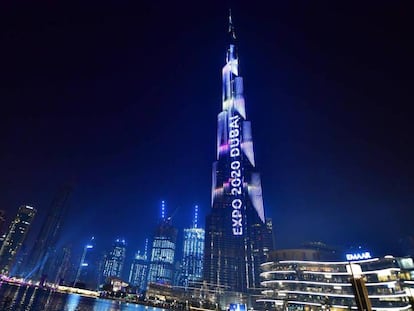 Celebración de la cuenta atrás para Expo 2020 de Dubái, el pasado mes de octubre. En vídeo, spot promocional de la Expo.