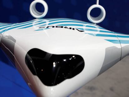 Maqueta de Maveric, el proyecto de avión futurista de Airbus. En vídeo, la presentación del modelo.