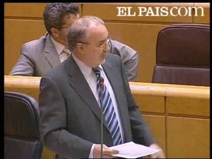 El vicepresidente económico, Pedro Solbes, ha utilizado hoy en el Senado la palabra "corrección" para definir la situación económica que atraviesa el país.