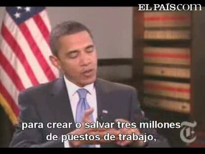 Obama: "Vamos a crear o salvar tres millones de empleos"