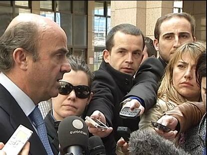Guindos: “España ha tomado las medidas en su mano. Necesitamos cooperación”