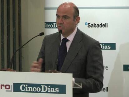 Guindos cifra el saneamiento pendiente de Bankia en unos 7.500 millones