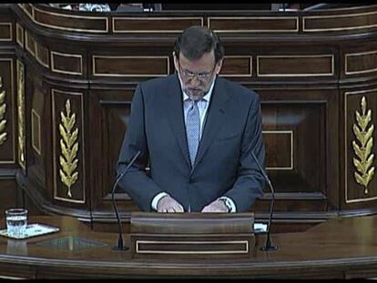 Rajoy avanza que el déficit público de 2012 se queda por debajo del 7%