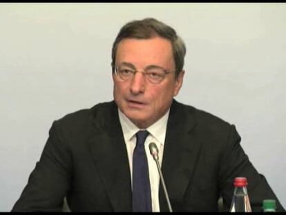 Draghi cree que la banca española llegará “equipada” a las pruebas de estrés