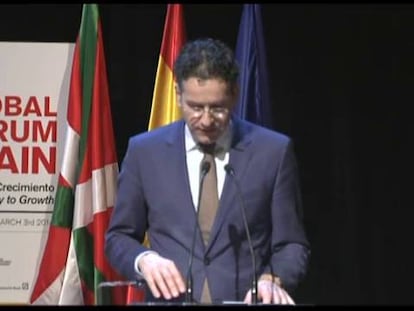 Dijsselbloem dice que la banca española está al frente de Europa en varios terrenos