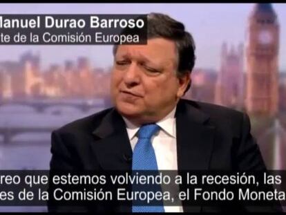 Barroso asegura que no habrá recesión en la eurozona