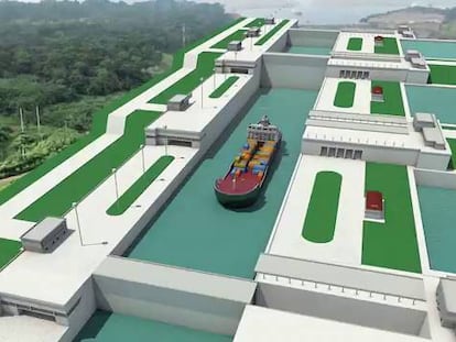 El Canal de Panamá inicia el llenado de agua de las nuevas esclusas
