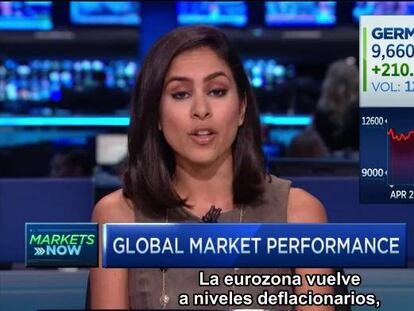 La inflación europea vuelve a zona negativa y fuerza a Draghi a actuar