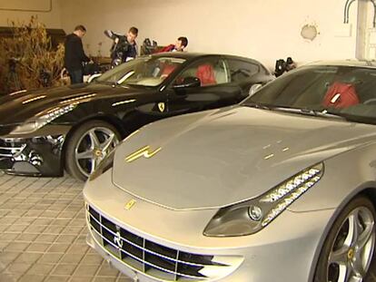 Uno de los Ferrari del Rey que subasta Hacienda tiene dos roces