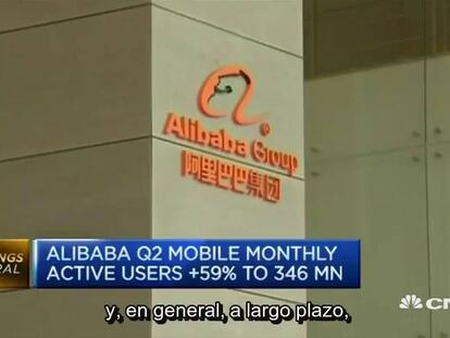 El tirón en los dispositivos móviles dispara los ingresos de Alibaba