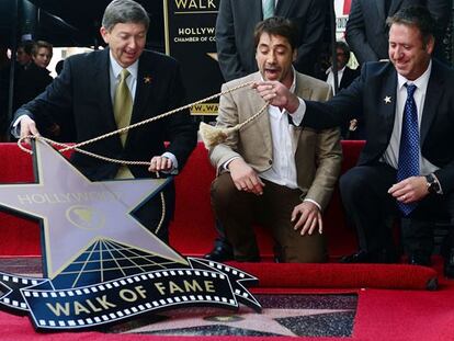 Javier Bardem ya tiene su estrella en el Paseo de la Fama de Hollywood