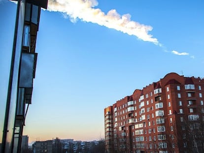 Cientos de heridos al caer trozos de un meteorito en Rusia