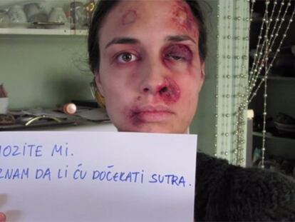 "Ayudadme, no sé si llegaré a mañana", implora la joven.