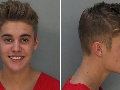 Justin Bieber, en manos de la ley