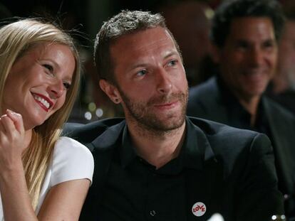 Gwyneth Paltrow y Chris Martin en una imagen del pasado 11 de enero.
