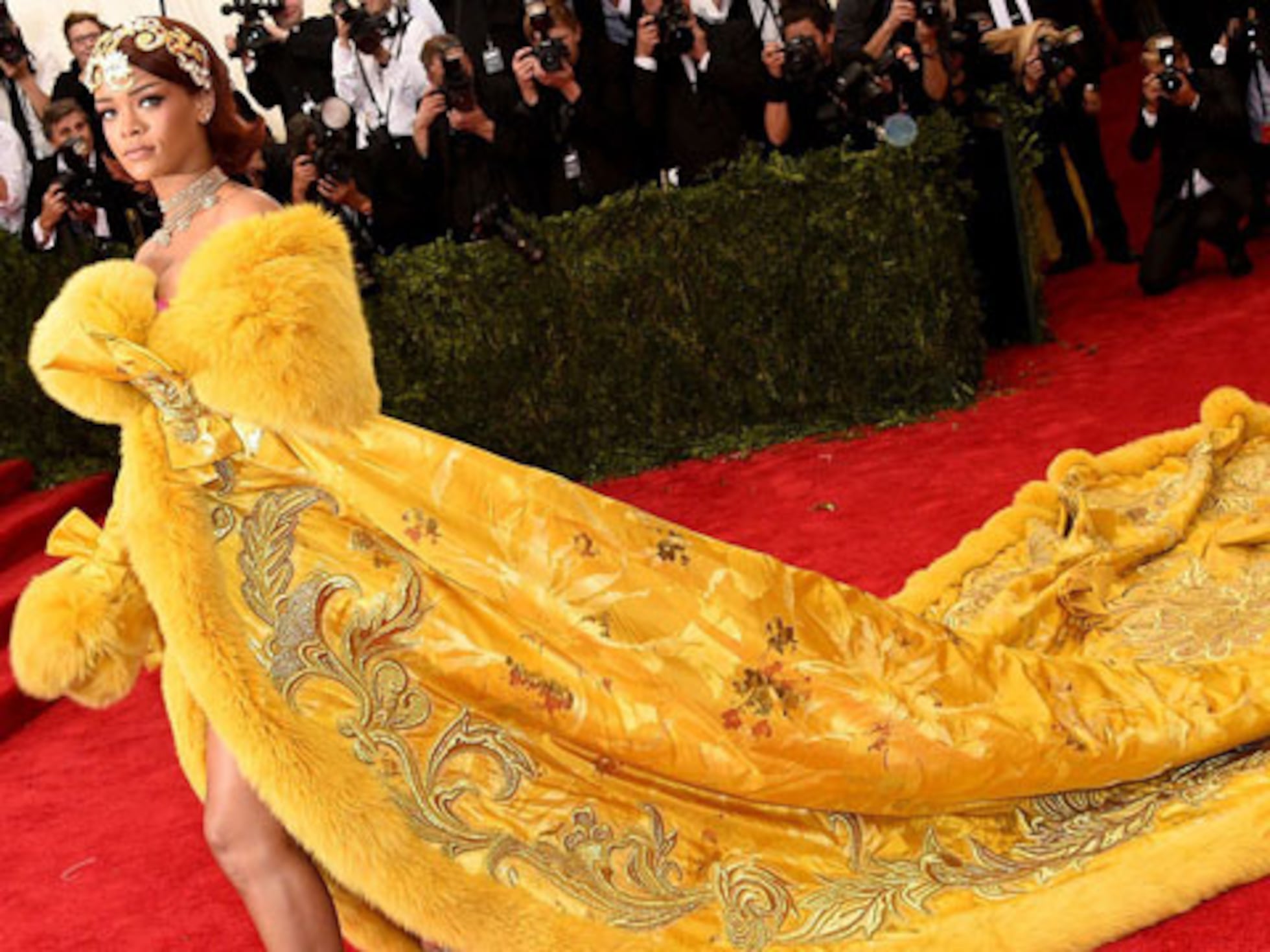 Met Gala Lady Gaga Vestido De Pelo Moda Los Mejores Vestidos De