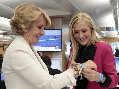 Aguirre a Cifuentes: “¡Pero si está aquí mi Cri!”