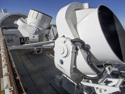 Instalación de los telescopios del proyecto Quijote en el Observatorio del Teide.