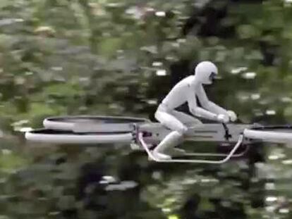 Una moto voladora y otras tres cosas que nunca habías visto