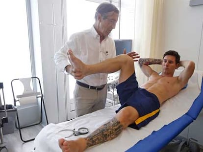 Messi vuelve antes de hora